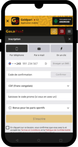 ouvrir un compte sur goldpari